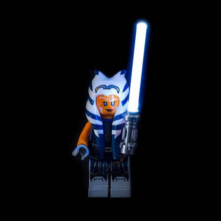 Produktbild Light my bricks LED Beleuchtung für LEGO® Start Wars Lichtschwert - Weiss (5 cm Kabel)