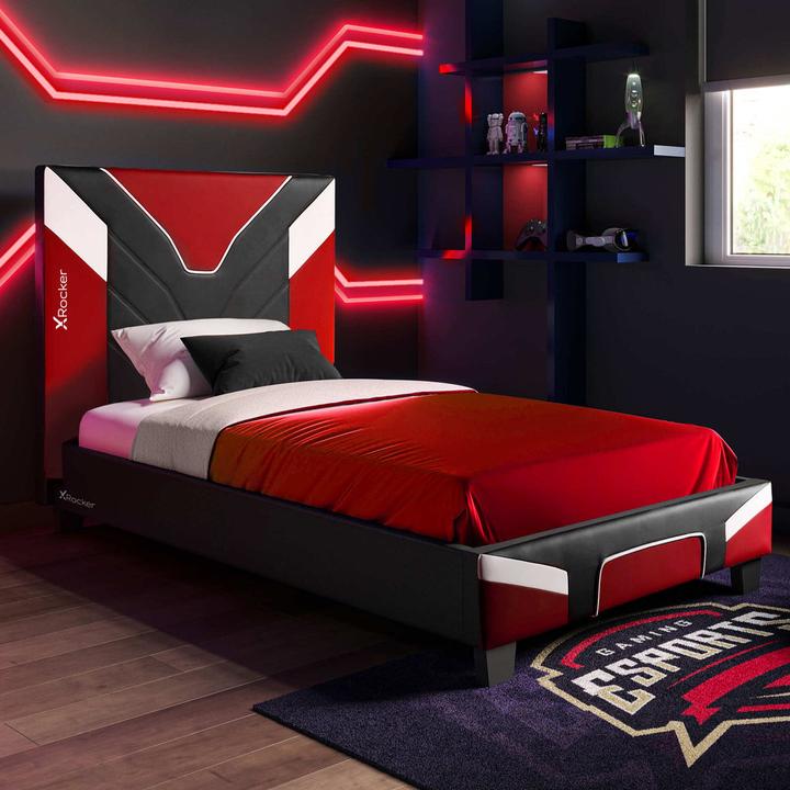 Produktbild X Rocker Xrocker Cerberus Mkii Gaming Bett Rot (90 x 190 cm)