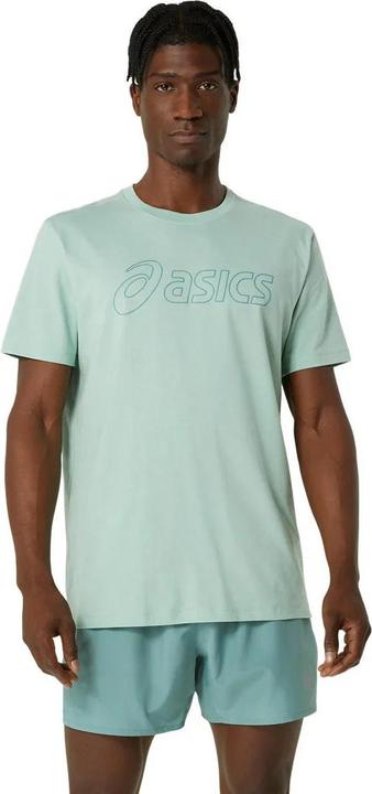 Actual product image ASICS Performance Asics Logo Ss Tee Light Caledon Man (L)