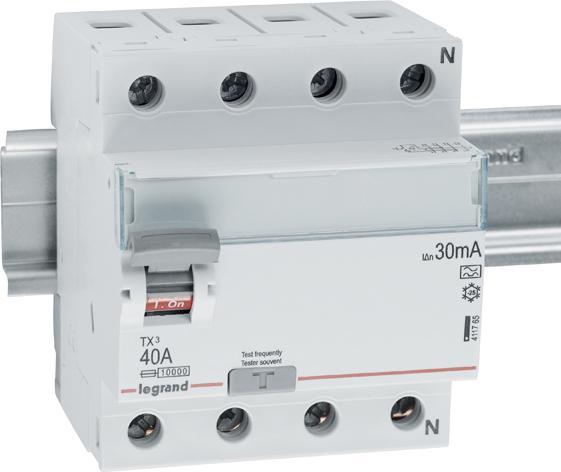 Immagine prodotto Legrand LEG 411765 Tx3 Interruttore differenziale 40A 4P 30Ma A