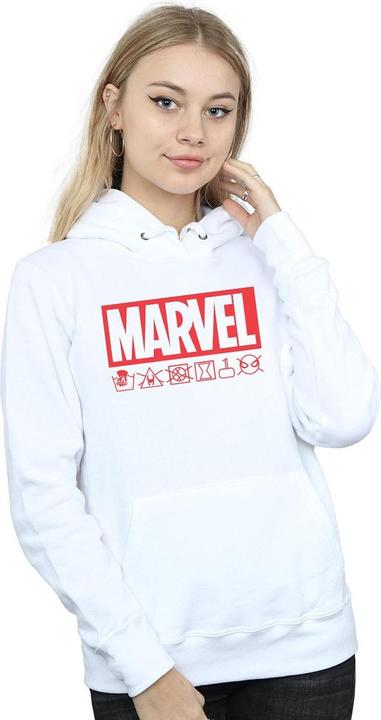 Actual product image Womens/Ladies Logo Wash Care Hoodie (XXL)