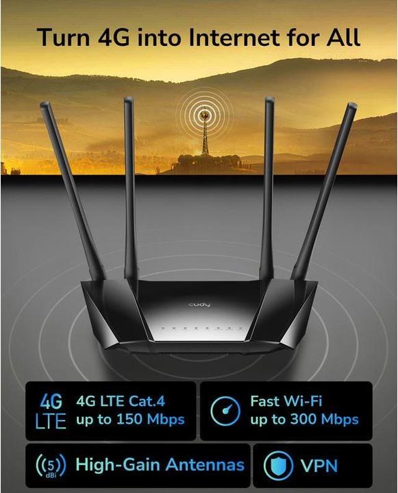 Actual product image Cudy LT400