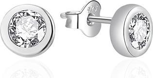 Produktbild Agato - Elegant silver stud earrings AGT-E057PW - Diameter: 0.5 cm