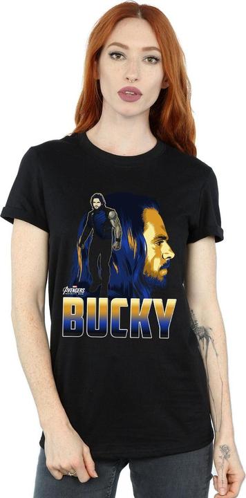 Actual product image Universal Textiles Womens/Ladies Bucky Barnes Cotton Boyfriend T-Shirt (M)