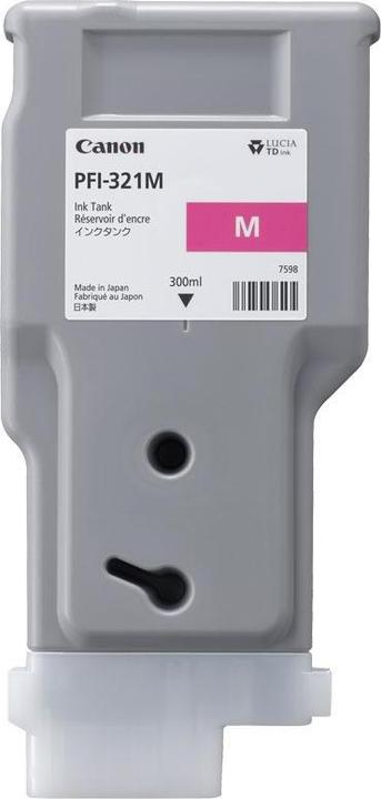 Actual product image Canon 6269C001 PFI321M IPF magenta ink