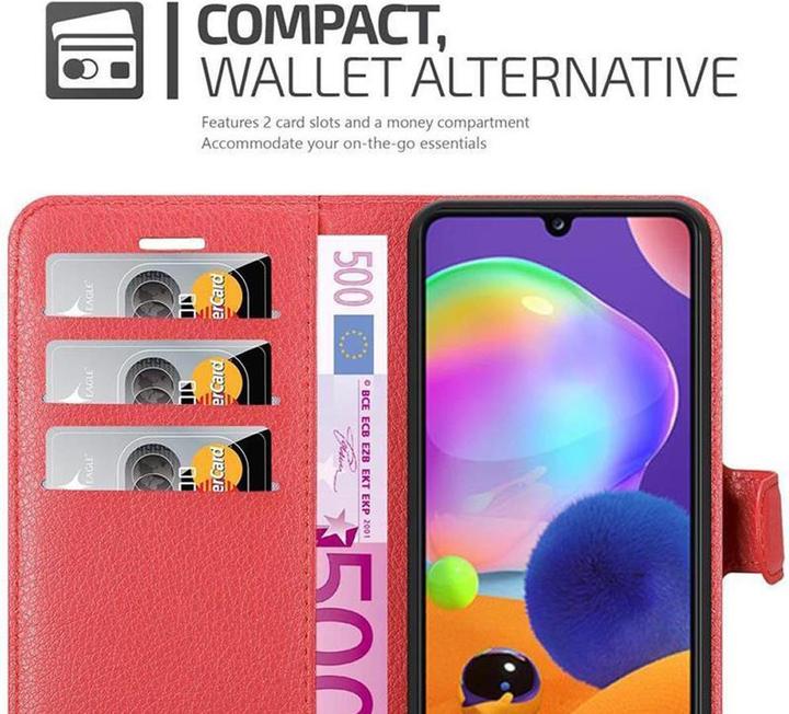 Actual product image Cadorabo Book with stand function cover (Samsung Galaxy A31)