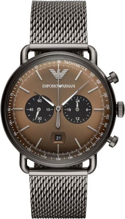 Emporio Armani Aviator Chronograph Herrenuhr (Chronograph, 43 mm)