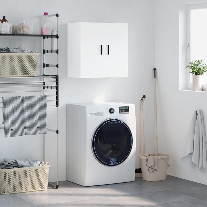 Image du produit VidaXL Wandschrank Weiss 60x31x60 cm Holzwerkstoff, Farbe: Weiss (60 x 31 x 60 cm)