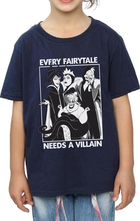Immagine prodotto Disney Filles Chaque conte de fées a besoin d'un méchant T-Shirt en coton (140, 146)