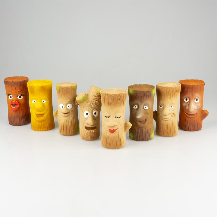 Actual product image Duvoplus Tree trunk bird toy in coffee wood