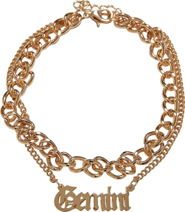 Urban Classics Zodiac Golden Anklet (20% rostfreier Stahl, 80% Eisen)