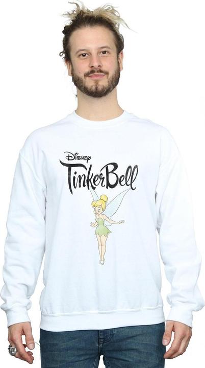 Actual product image Disney Mens Tinker Bell Flying Tink Sweatshirt (S)
