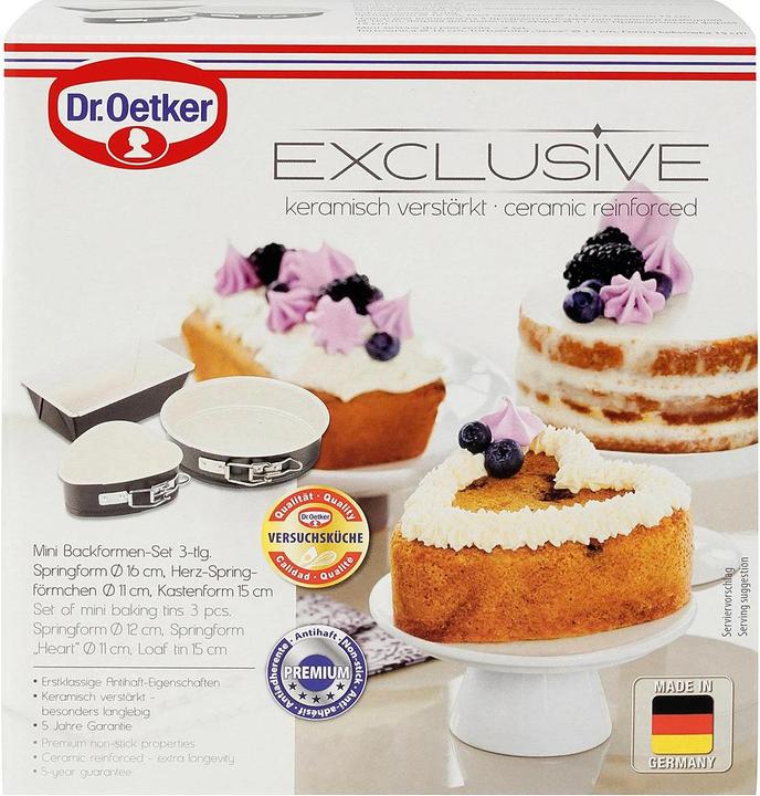Actual product image Dr. Oetker Mini baking tins 'Exclusive'