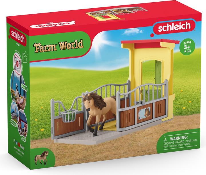 Produktbild Schleich Ponybox mit Islandpferd Hengst