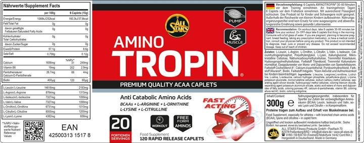 Produktbild All Stars Aminotropin (132 Stück, Kapseln, 2000 g)