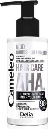 Delia Cosmetics Cameleo Hair Care Aha. Nourishing Acid Emulsion For Weak And Brittle Hair 150Ml (150 ml, Flüssiges Shampoo)