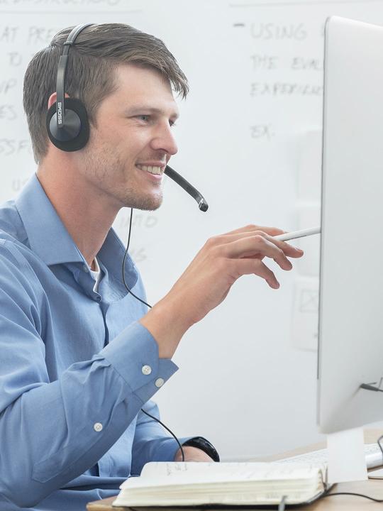 Produktbild Koss CS200i Communication Headsets, On-Ear, Wired, Microphone, Black (ANC, Kabelgebunden)