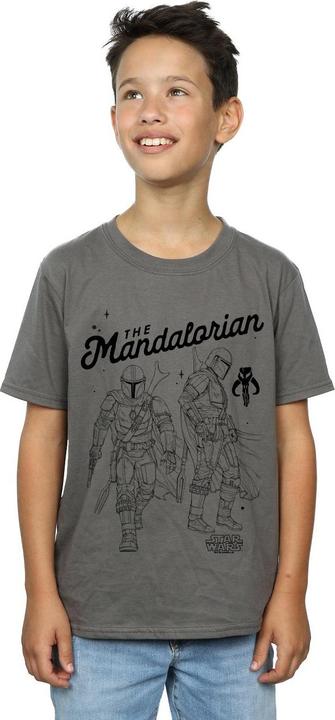 Image du produit Star Wars - T-shirt THE MANDALORIAN HUNTER PROFILE - Garçon (104)