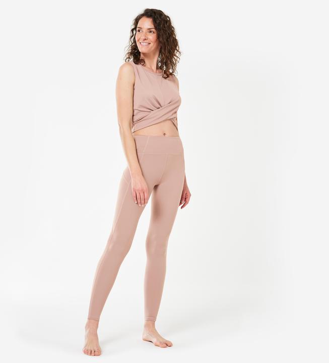 Immagine prodotto Kimjaly Leggings Yoga Donna - Premium marrone (W30/L31)
