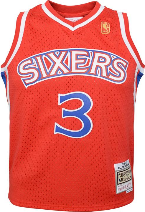 Mitchell & Ness Swingman Kinder Jersey Philadelphia 76ers Allen Iverson US14 (14, 15, 16)
