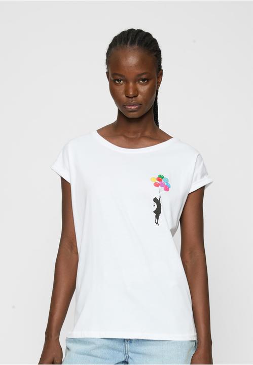 Produktbild Merchcode Ladies Girl Floating Away T-Shirt (M)