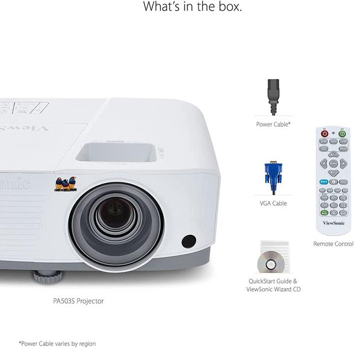 Actual product image Viewsonic PA503S (SVGA, 3600 lm, 1.96 - 2.15:1)