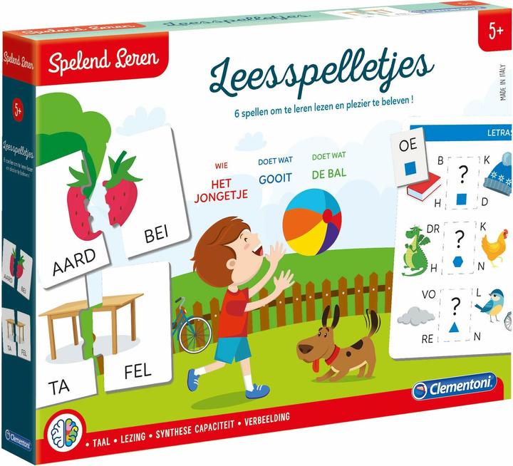Image du produit Clementoni Playing Learning - Lecture de jeux (Allemand)