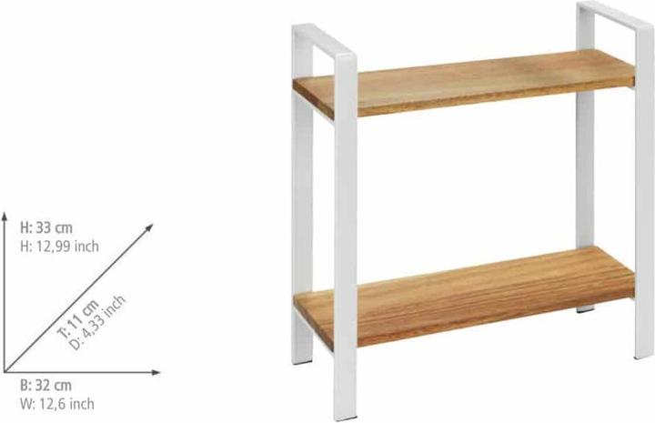 Actual product image Wenko Kitchen shelf Louisa 2 shelves