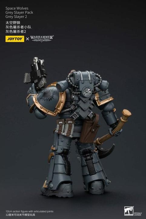 Image du produit Joy Toy Warhammer The Horus Heresy Figurine 1/18 Space Wolves Grey Slayer Pack Grey Slayer 2 12 cm