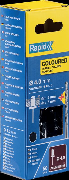 Actual product image Rapid Black blind rivets Ø 4.0 x 10 mm