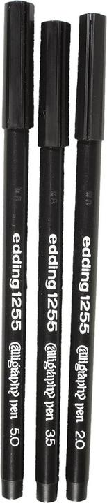 Produktbild Edding 1255 (Schwarz, 6 mm, 3 x)