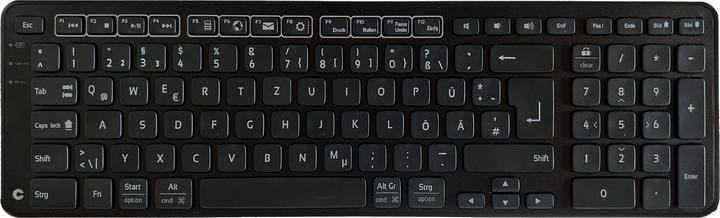 Image du produit Contour Balance Keyboard BK - Clavier sans fil - conçu pour RollerMouse et SliderMouse - PC & Ma (DE, Filaire, Sans fil)
