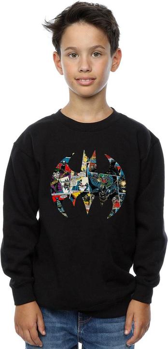Actual product image Boys Batman Comic Book Logo Sweatshirt (152, 158)
