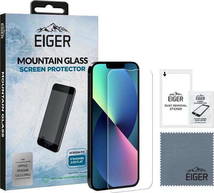Produktbild Eiger Mountain Glass (1 Stück, Apple iPhone 13, Apple iPhone 13 Pro)