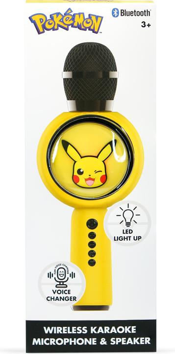 Image du produit OTL Microphone Pokemon Pikachu PopSing LED