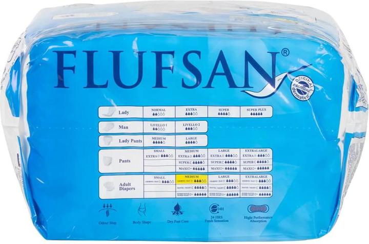 Immagine prodotto VidaXL Pannolini monouso Flufsan per adulti 15 pezzi. Dimensioni (15 x, M)