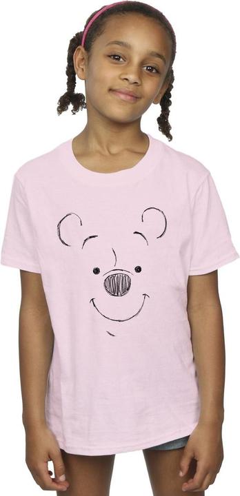 Produktbild Disney Winnie The Pooh Winnie The Pooh Face TShirt Mädchen (140, 146)