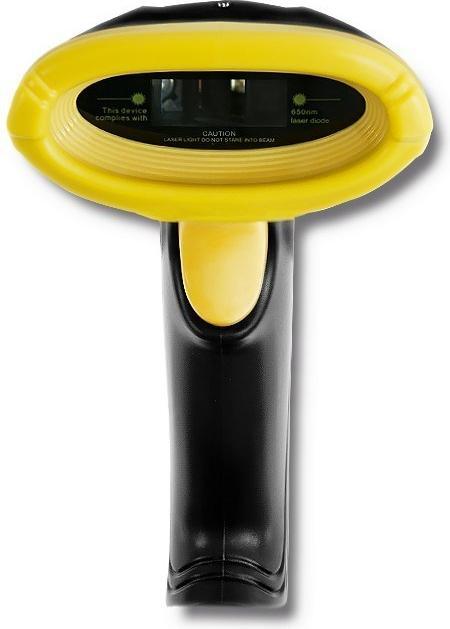 Produktbild Qoltec 50860 Barcodeleser Tragbares Barcodelesegerät 1D Laser (1D-Barcodes)