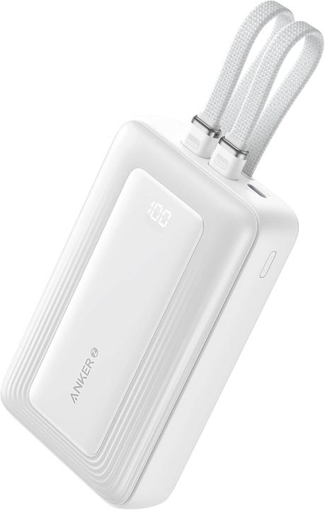 Immagine prodotto Anker - Banca di energia (20K, 30W, cavo USB-C Lightning incorporato) B2C - UN Bianco (20000 mAh, 30 W)