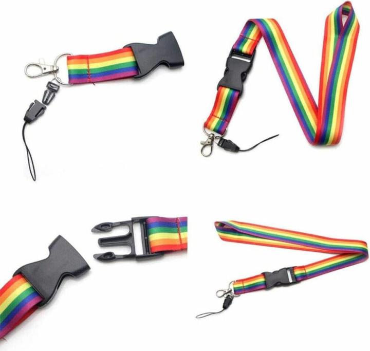 Actual product image - Lgbt Flag Lanyard