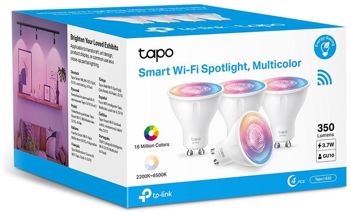 Actual product image TP-Link Tapo L630 (4-pack) (GU10, 3.70 W, 350 lm, 4 x, E)