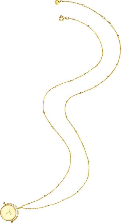 Produktbild Glanzstücke München Damen Sternzeichen Widder Sterling Silber Zirkonia gelbgold 50,0 cm Basiskette + 5,0 cm Verlängerung (Sterling Silber, 50 - 55 cm)