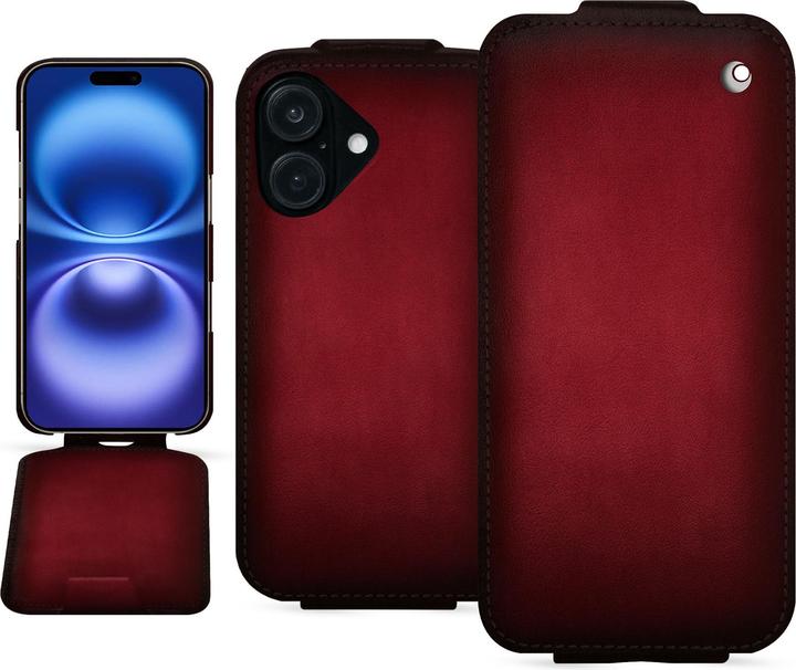 Actual product image Noreve Vertical leather shell (Apple iPhone 16)