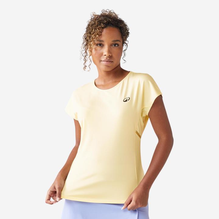 Artengo Damen Tennis T-Shirt - TTS Dry Rundhals F gelb (L)