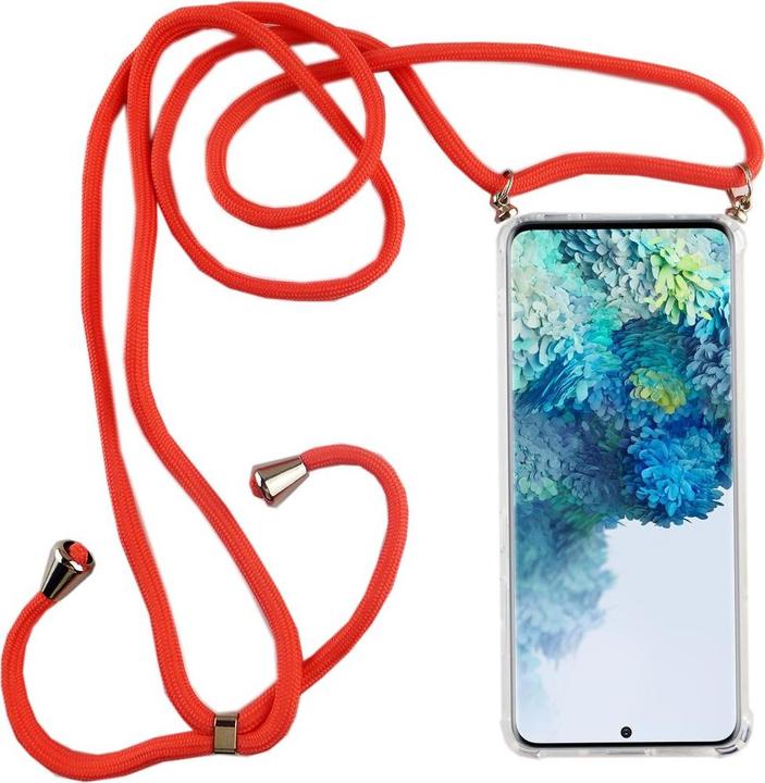 Actual product image König Design Mobile Phone Chain for Samsung Galaxy S20 Plus Band Case to hang around Cord Case Pink