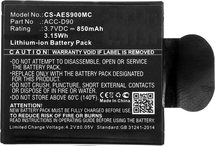 Actual product image CoreParts Battery for Camera (Rechargeable battery)