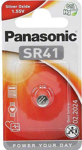 Image du produit Panasonic Oxyde d'argent SR41 (1 pcs, LR41, 45 mAh)