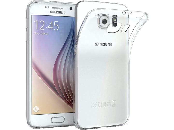 Actual product image Screenguard Samsung Galaxy S6 Flexible TPU Clear Case (Samsung Galaxy S6)