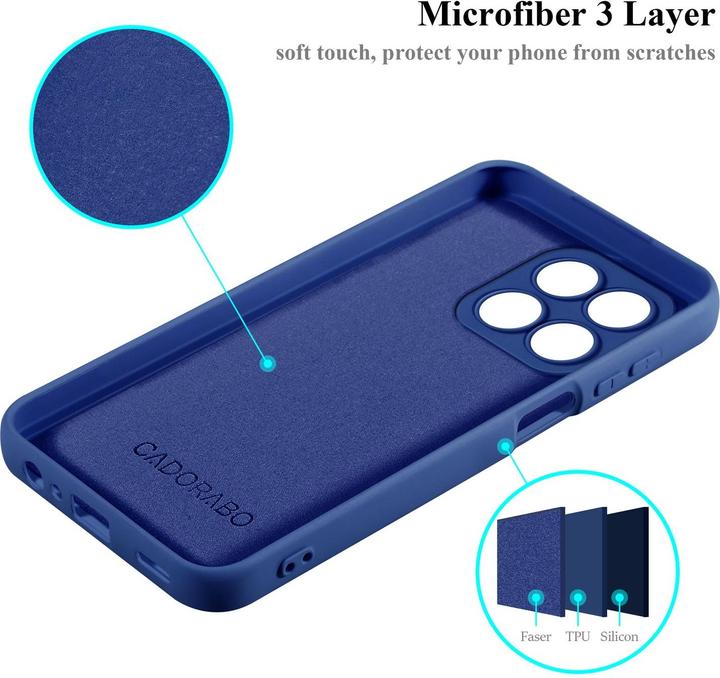 Image du produit Cadorabo Housse pour Honor x8a TPU avec protection liquide en silicone (Honor X8a)