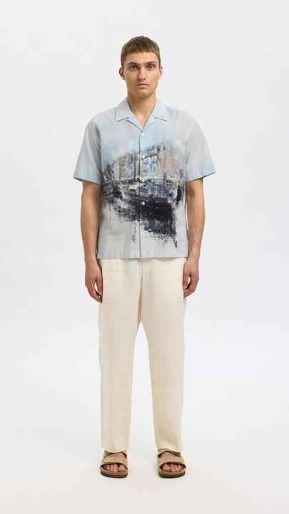 Produktbild Selected Homme Print Kurzarmhemd (S)